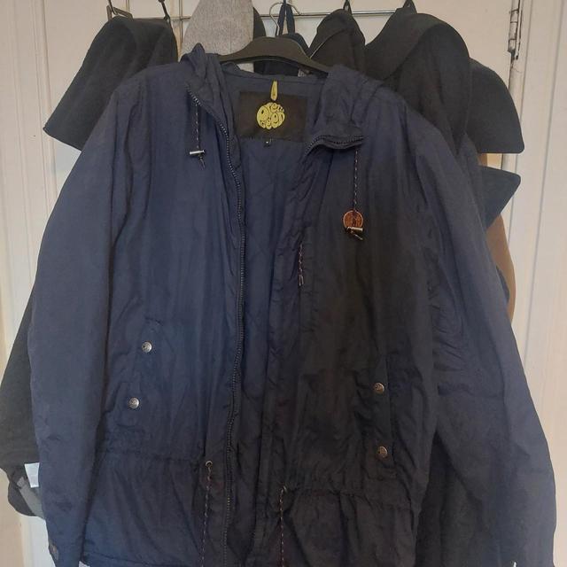 Pretty Green Men's Windbreaker Jacket - Blue - M on Productcaster.