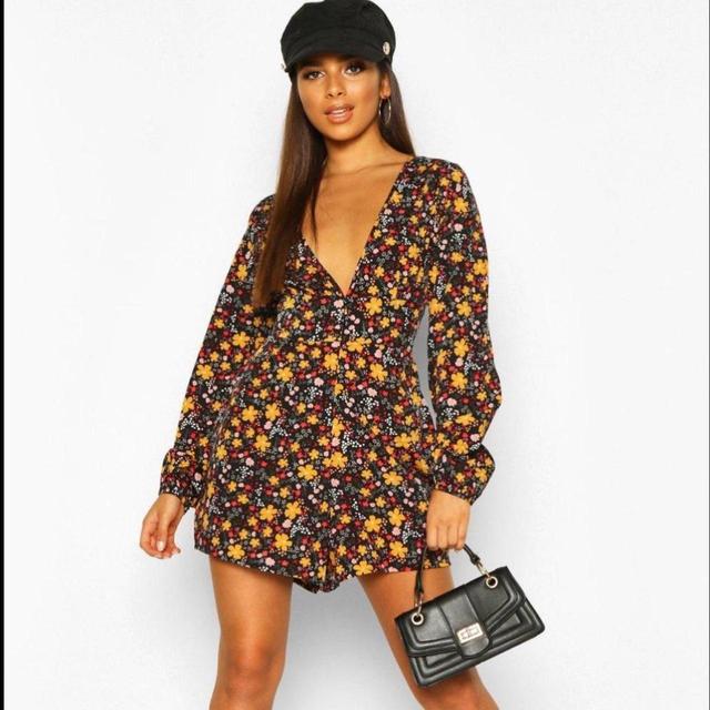 Boohoo Women's Playsuit - Multi - UK 8 on Productcaster.