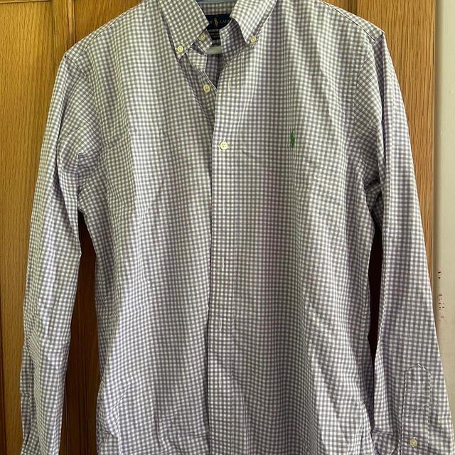 Ralph Lauren Men's Shirt - Purple/Multi - S on Productcaster.