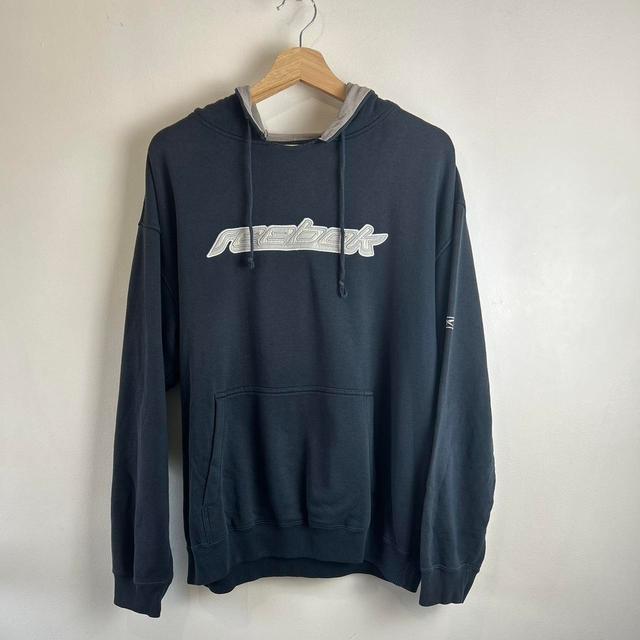 Reebok Men's Hoodie - Navy - M on Productcaster.