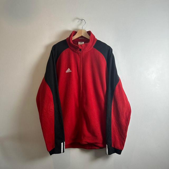 Adidas Men's Jacket - Red - L on Productcaster.