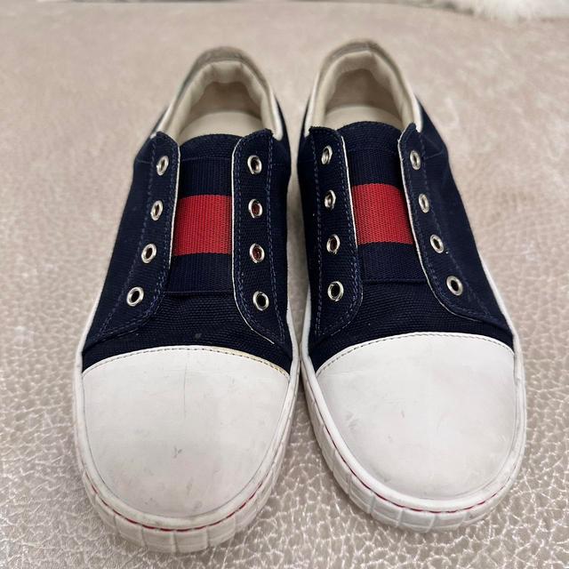 Gucci Kids' Boat shoes - Navy/Multi - 12-12.5 on Productcaster.