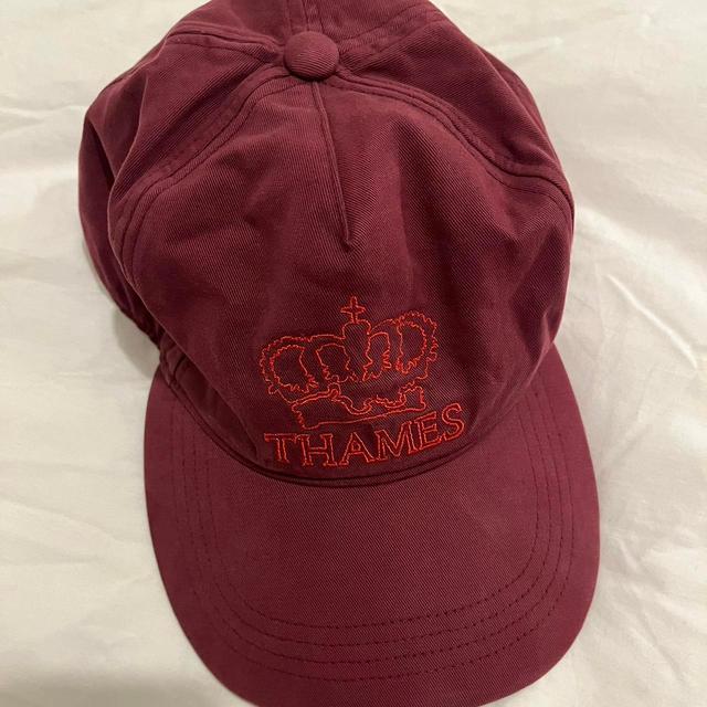 Thames MMXX Men's Caps - Burgundy/Red on Productcaster.