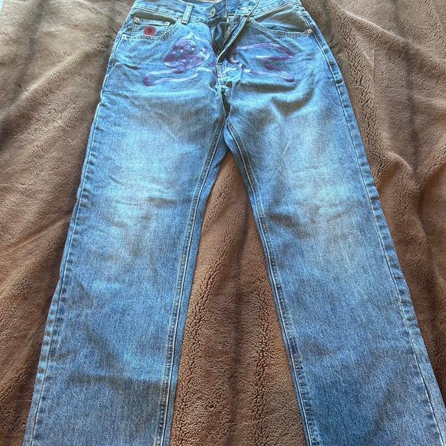 ICECREAM Men's Jeans - Blue/Purple - 30" on Productcaster.