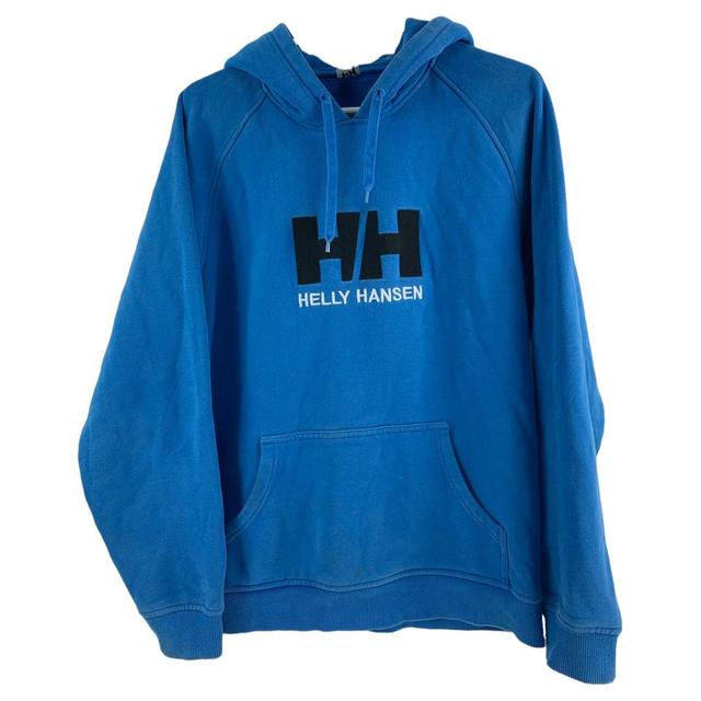 Helly Hansen Men's Hoodie - Blue - L on Productcaster.