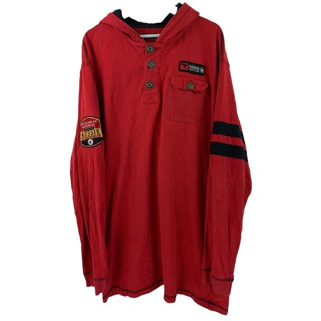 Coogi Men's Hoodie - Red - 4XL on Productcaster.