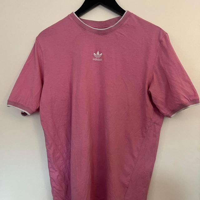 Adidas Originals Men's T-shirt - Pink - M on Productcaster.