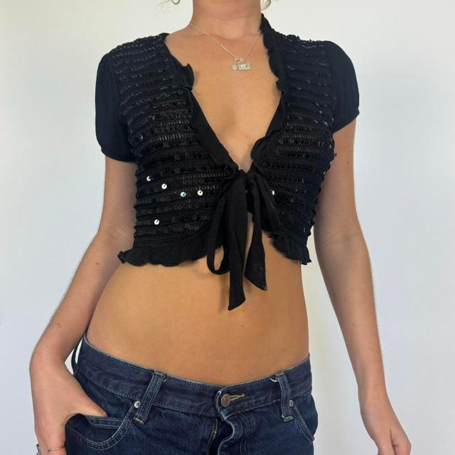 Women's Crop top - Black - M on Productcaster.