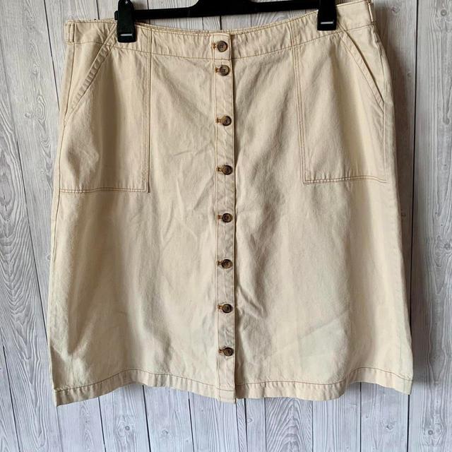 M&S Collection Women's Casual Skirt - Cream - UK 20 on Productcaster.