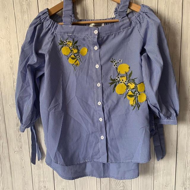 Women's Blouse - Blue/Yellow - L on Productcaster.