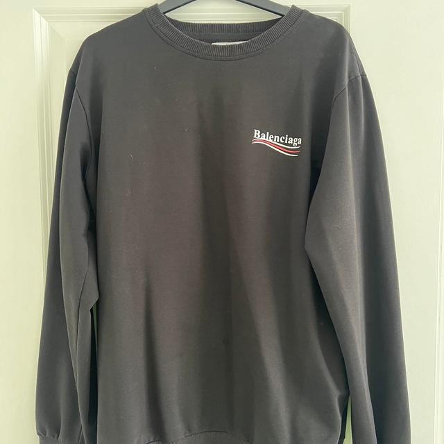 Balenciaga Men's Jumper - Black - L on Productcaster.