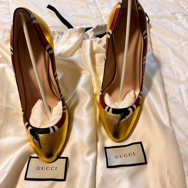 Gucci Women's Footwear - Gold - UK 5.5 on Productcaster.