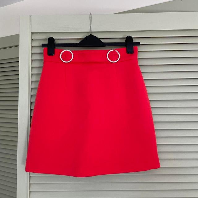 River Island Women's Mini Skirt - Red - UK 8 on Productcaster.