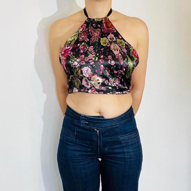 Vintage Women's Crop top - Multi - One size on Productcaster.