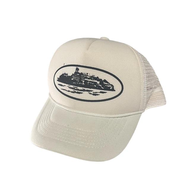 Corteiz Men's Hat - Cream/White on Productcaster.