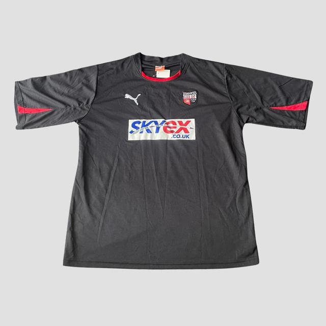 Puma Men's T-shirt - Black/Red - XXL on Productcaster.