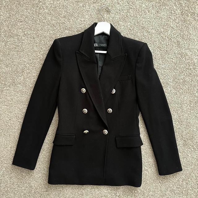 Zara Women's Blazer Jacket - Black - XS on Productcaster.