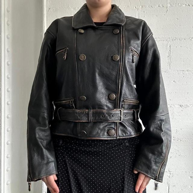 Vintage Women's Party Jacket - Black - M on Productcaster.