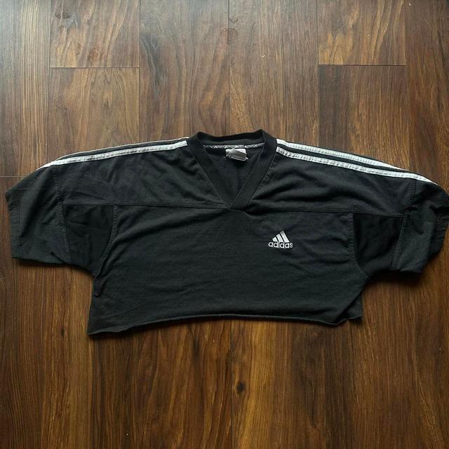 Adidas Women's Crop top - Black/Grey - M on Productcaster.