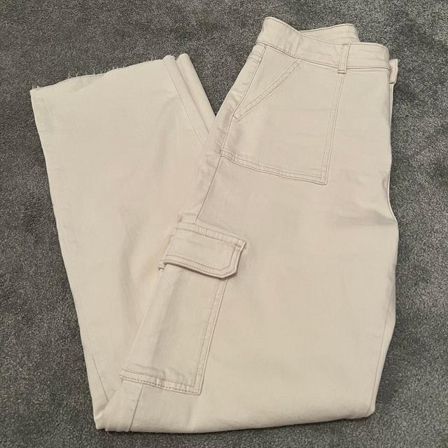 Calzedonia Women's Trousers - Cream - UK 8 on Productcaster.