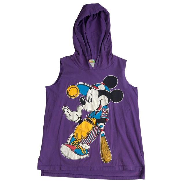 Disney Men's T-shirt - Purple - M on Productcaster.