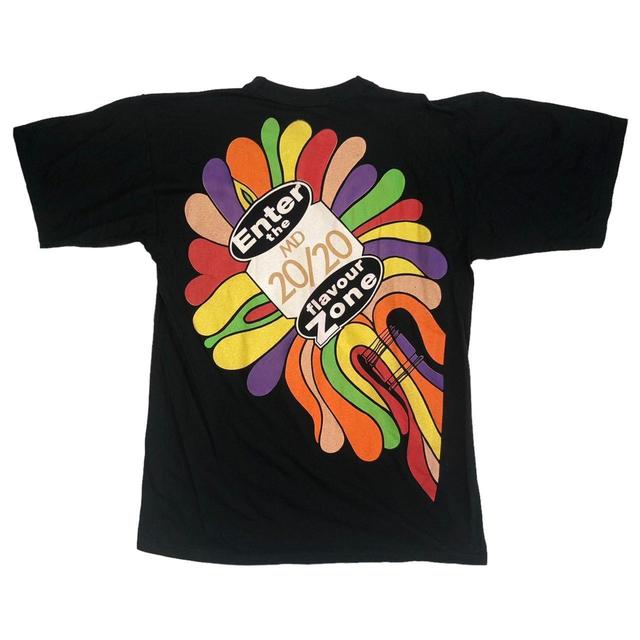 Vintage Men's T-shirt - Black/Multi - XL on Productcaster.