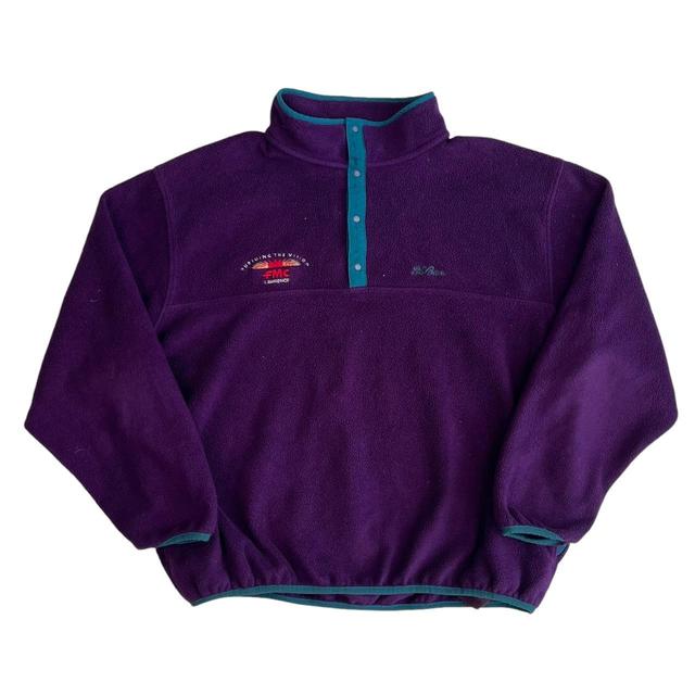 L.L.Bean Men's Jumper - Purple - L on Productcaster.