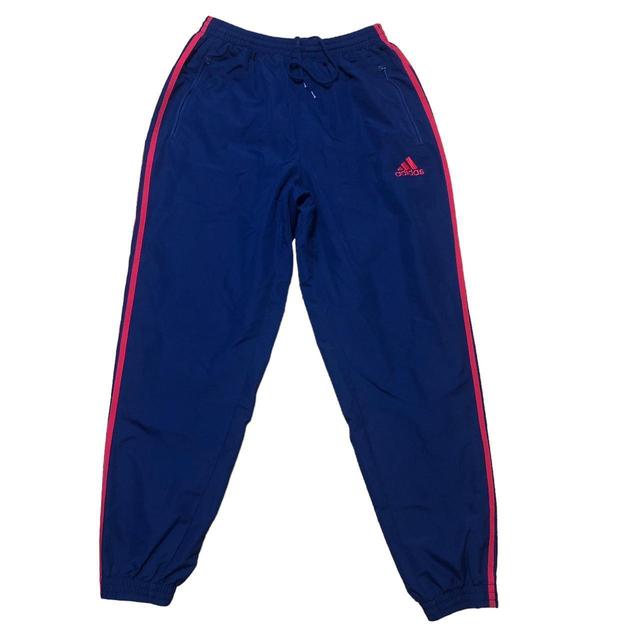 Adidas Men's Sweatpants - Blue/Red - L on Productcaster.