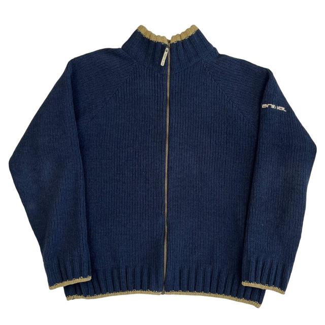 Animal Men's Jumper - Navy - L on Productcaster.