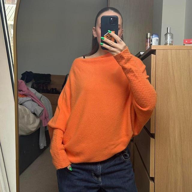 Women's Jumper - Orange - 8 on Productcaster.