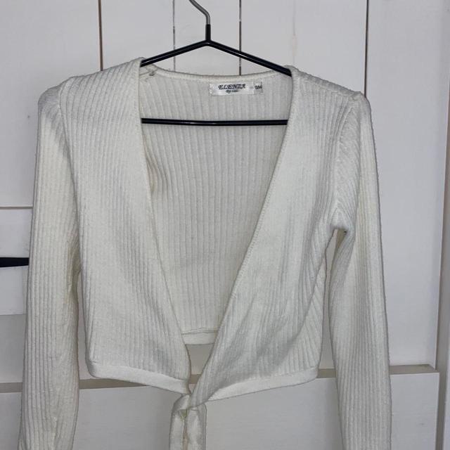 Women's Cardigan - Cream/White - S on Productcaster.