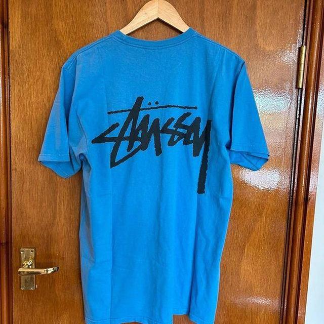 Stüssy Men's T-shirt - Blue - M on Productcaster.