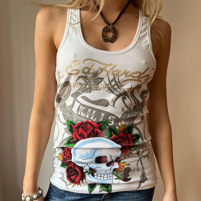 Ed Hardy Women's Vest - Multi - M on Productcaster.