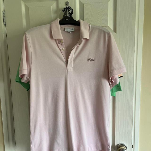 Lacoste Men's Polo shirt - Pink - S on Productcaster.