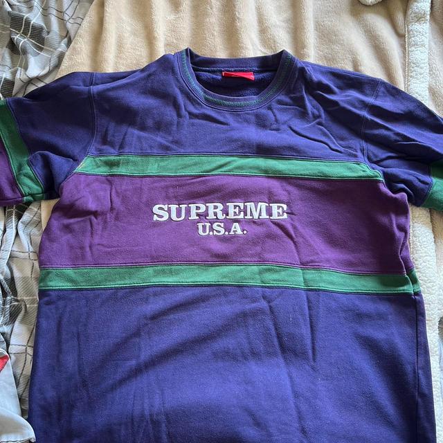 Supreme Men's Sweatshirt - Purple - L on Productcaster.