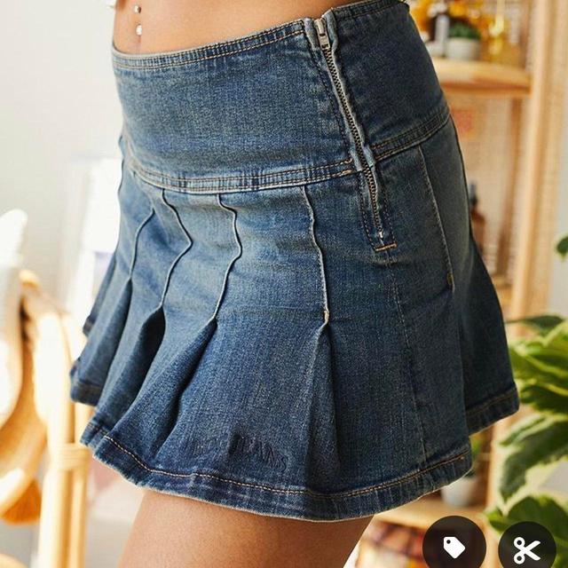 Urban Outfitters Women's Festival Skirt - Blue/Navy - M on Productcaster.