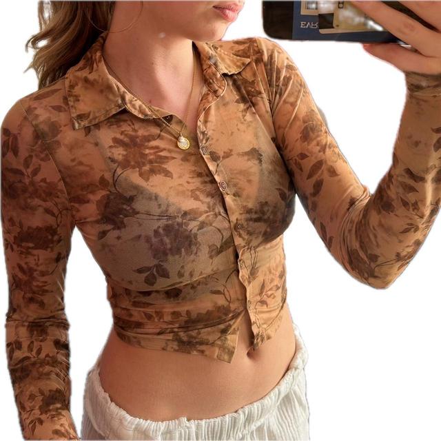 Motel Women's Shirt - Tan/Brown - 8 on Productcaster.