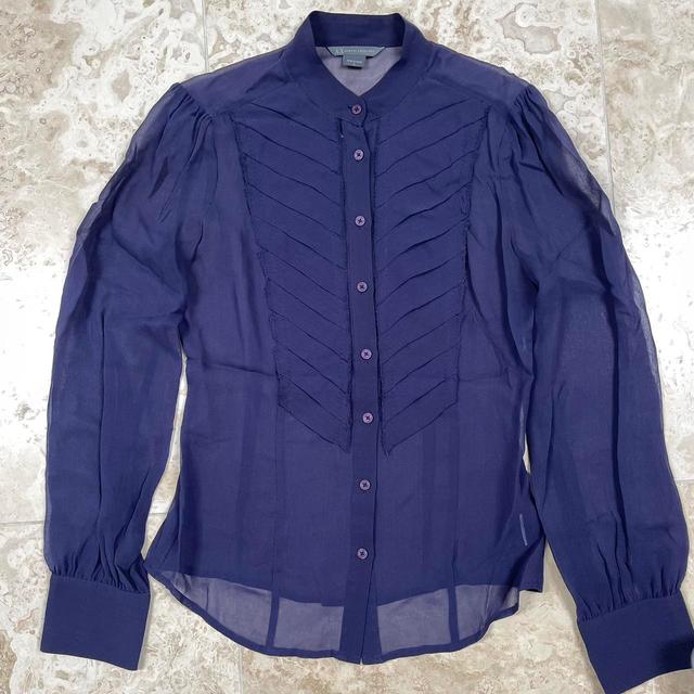 Emporio Armani Women's Shirt - Purple - S on Productcaster.