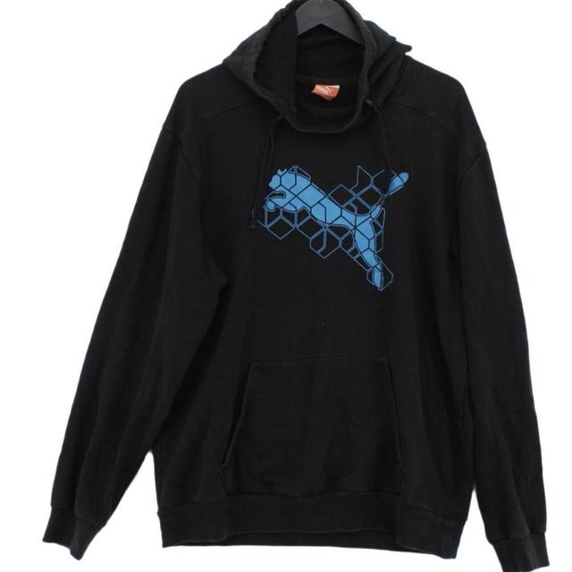 Puma Men's Hoodie - Black - L on Productcaster.