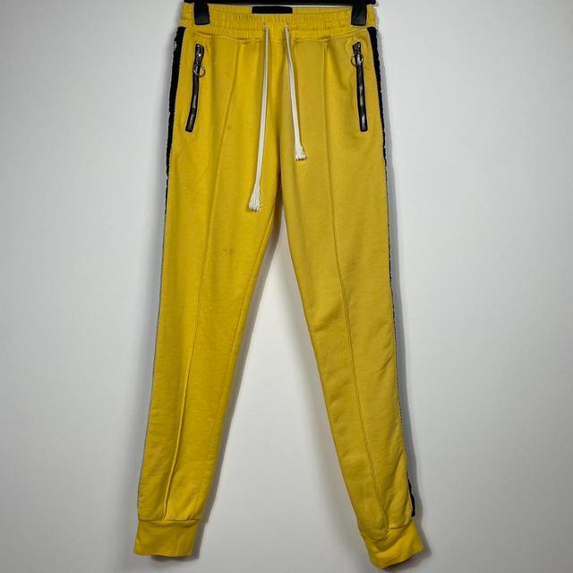 Selected Homme Men's Sweatpants - Yellow/Black - S on Productcaster.