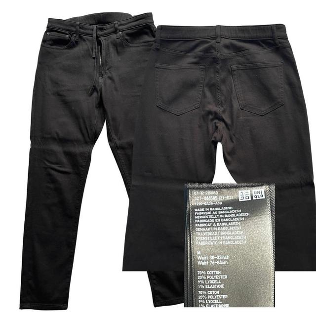 UNIQLO Men's Jeans - Black - M on Productcaster.