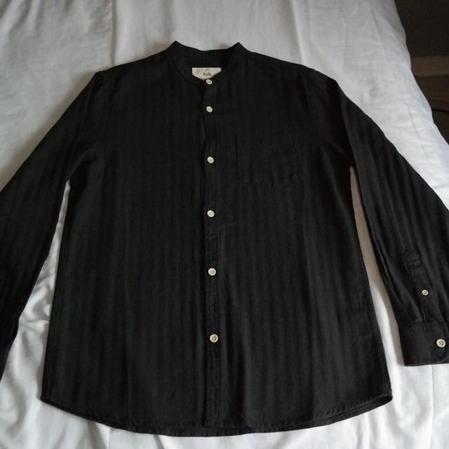 Folk Men's Shirt - Black - S on Productcaster.