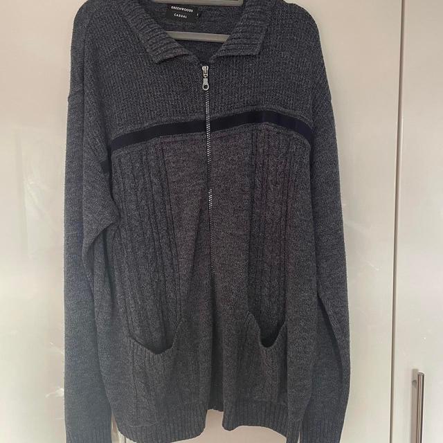 Men's Cardigan - Grey - L on Productcaster.