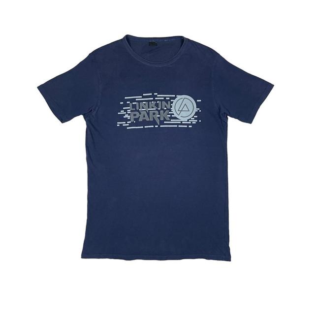 Vintage Men's T-shirt - Navy - M on Productcaster.