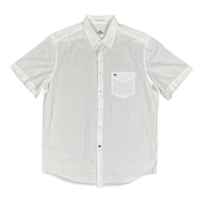 Lacoste Men's Shirt - White - XL on Productcaster.