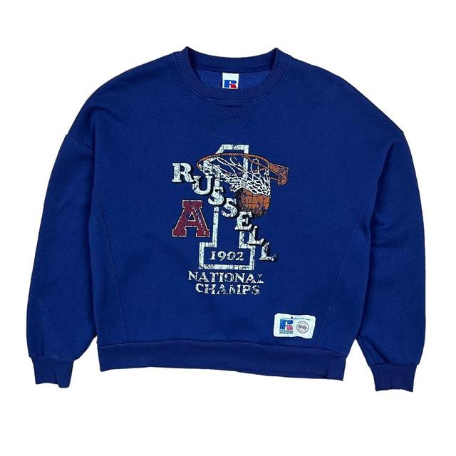 Russell Athletic Men's Sweatshirt - Navy - XS on Productcaster.