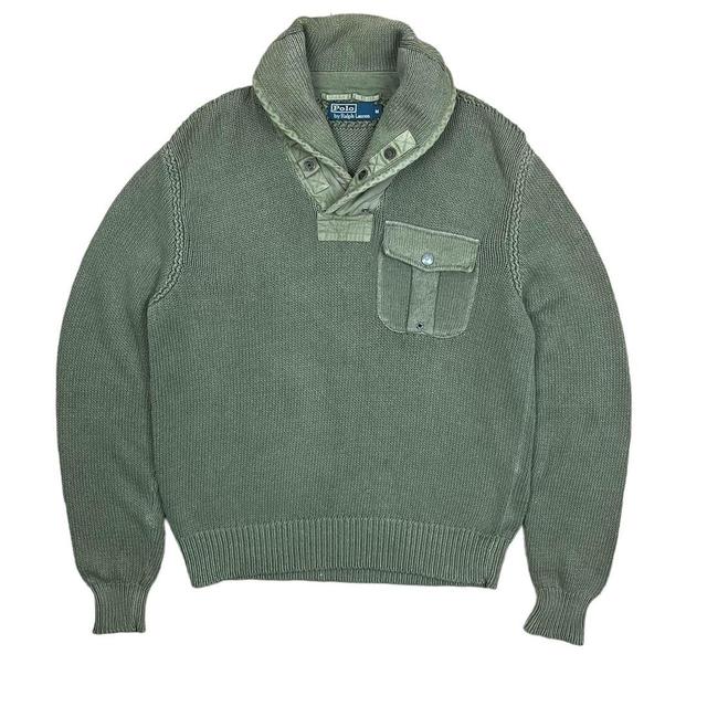 Polo Ralph Lauren Men's Jumper - Green - M on Productcaster.