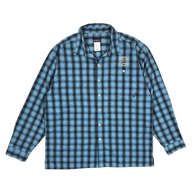 Patagonia Men's Shirt - Blue - L on Productcaster.