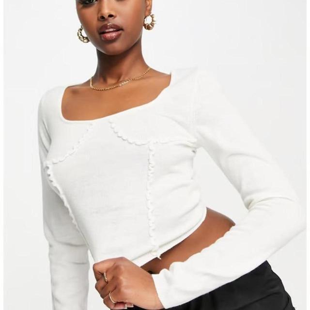 ASOS Design Women's Jumper - White - XS on Productcaster.