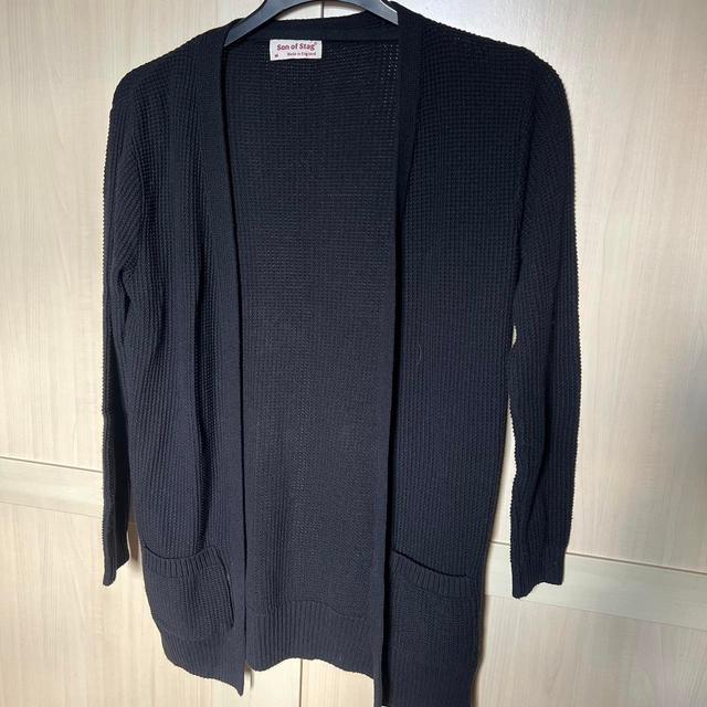 Men's Cardigan - Black - M on Productcaster.